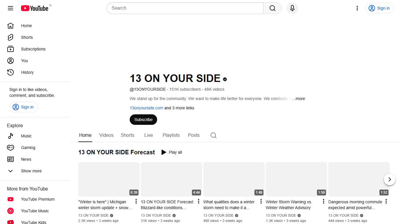 13 ON YOUR SIDE - YouTube
